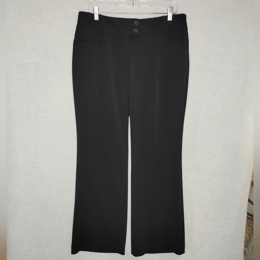 RAFAELLA PETITE DRESS PANTS, BLACK 12P